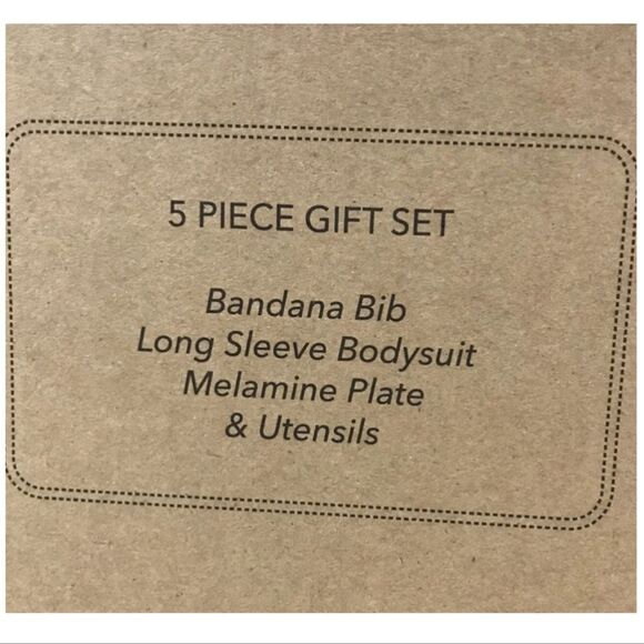 Rae Dunn Baby 5 Piece Gift Set 6-9 months NEW - Picture 6 of 7